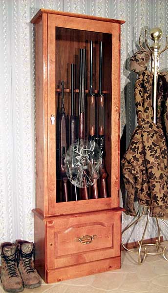 Model #706 Pine Gun Cabinet